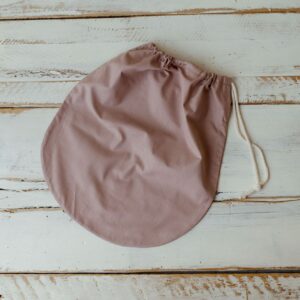 Worek na buciki do przedszkola retro róż