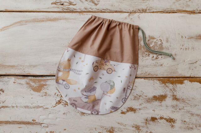 Worek na buty dla dziecka do przedszkola lisy