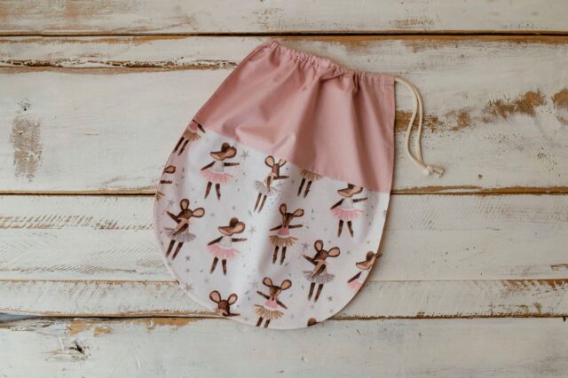 Worek na buty dla przedszkolaka 40×40cm baletnice