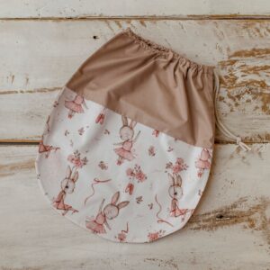 Worek na buty do przedszkola 40×40 cm króliczki