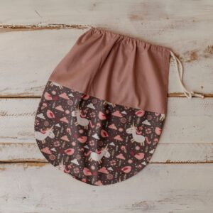 Worek na buty do przedszkola 40×40cm jednorożce