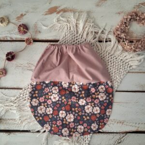 Worek na buty do przedszkola jesienne kwiatuszki