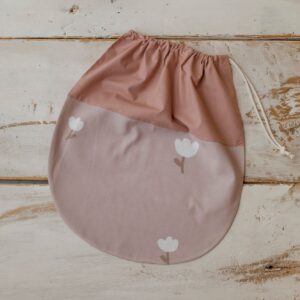 Worek na buty do przedszkola w tulipany 40×40cm