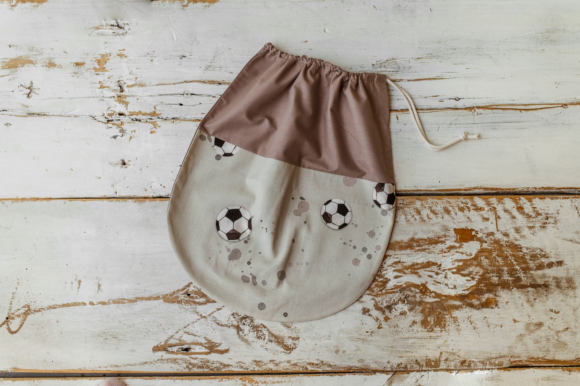 Worek na pościel 50×70cm dla chłopca piłki