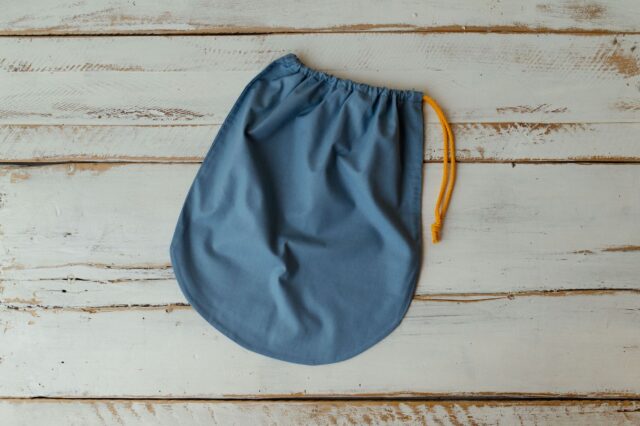 Worek na pościel dla dzieci do przedszkola niebieski 50×70cm