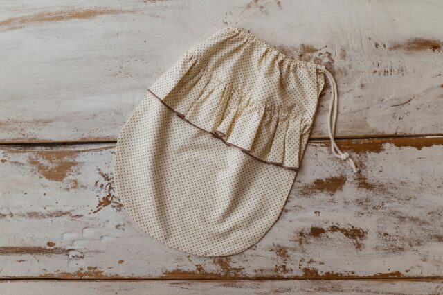 Worek na pościel do przedszkola ecru 50×70cm