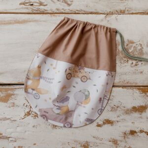 Worek na pościel do przedszkola/żłobka liski