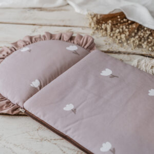 Śpiworek niemowlęcy 50×100cm duże tulipanki  6–18 miesięcy