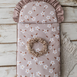 Śpiworek niemowlęcy 40×75cm kwiatuszki retro