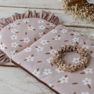 Śpiworek niemowlęcy 50×100cm kwiatuszki retro