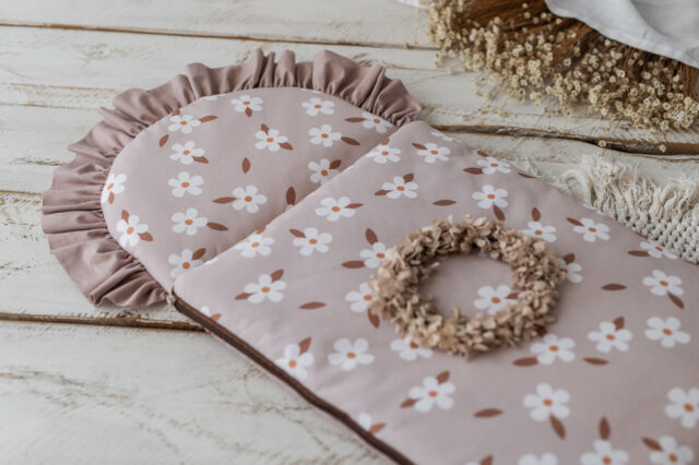 Śpiworek niemowlęcy 50×100cm kwiatuszki retro