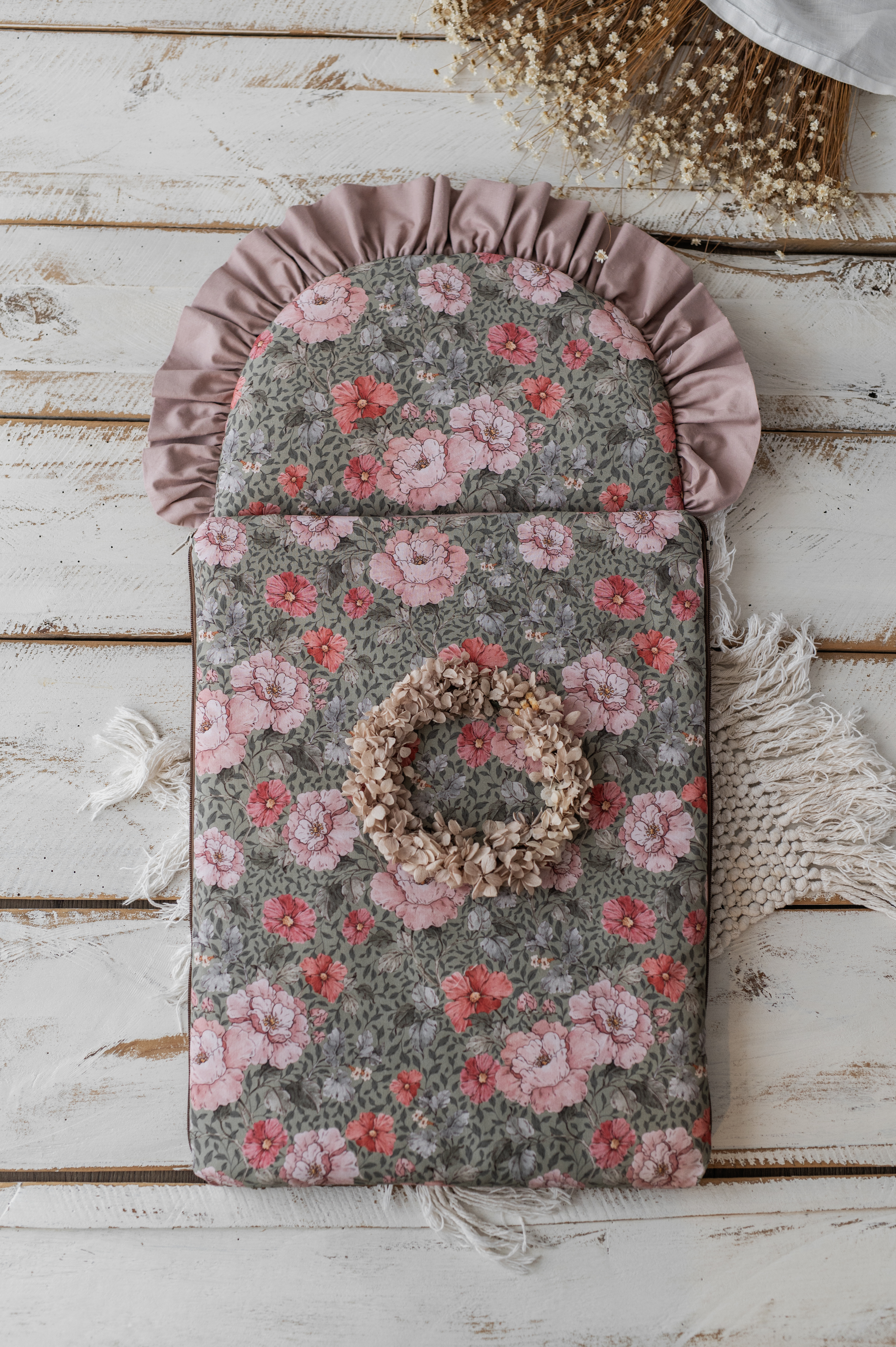 Śpiworek niemowlęcy 40×75cm kwiatuszki wiosenne