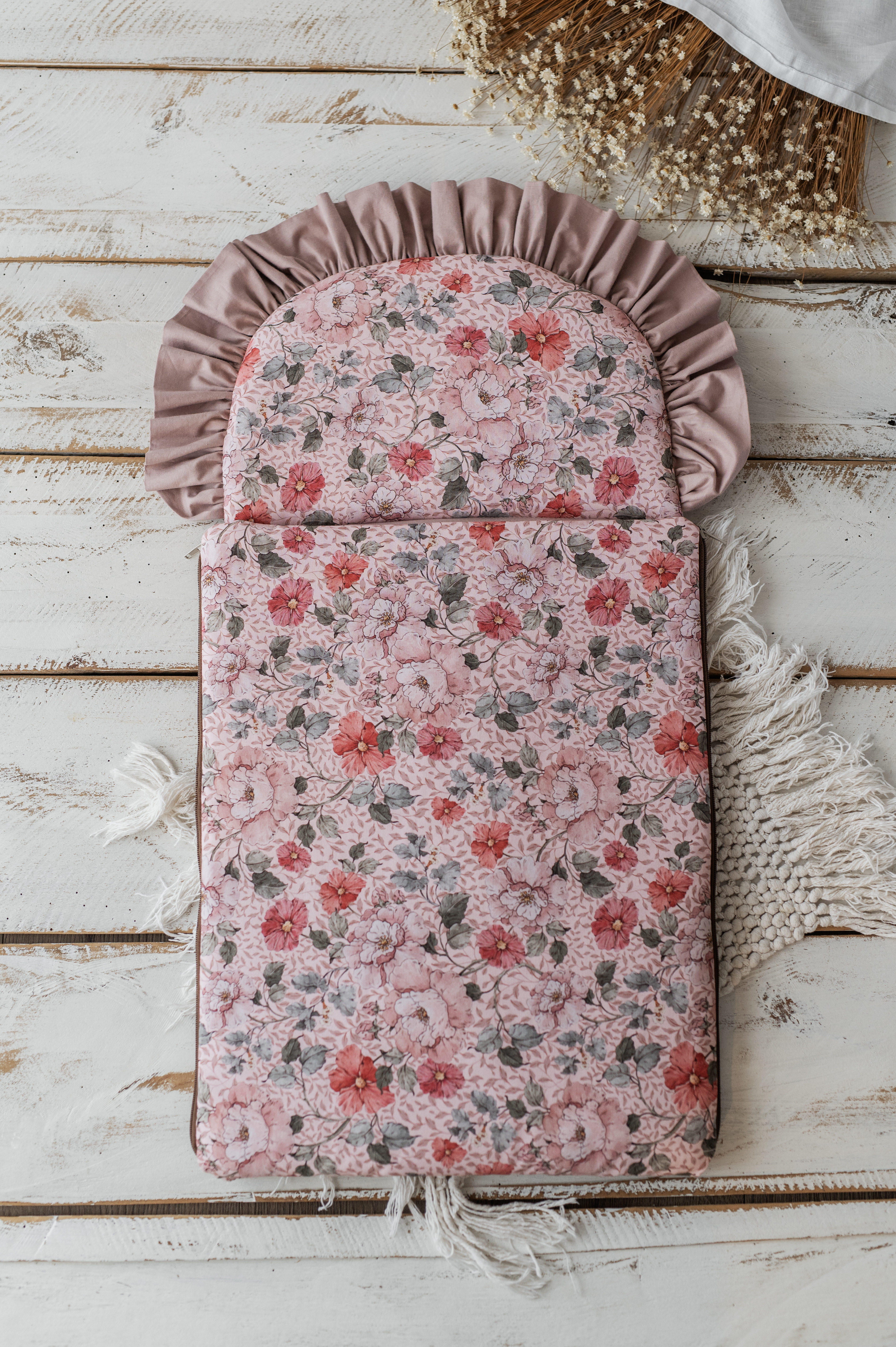 Śpiworek niemowlęcy 40×75cm kwiatuszki lato