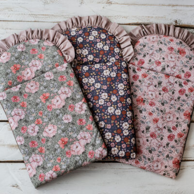 Śpiworek niemowlęcy 40×75cm kwiatuszki wiosenne