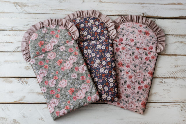 Śpiworek niemowlęcy 40×75cm jesienne kwiatuszki