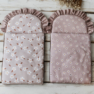 Śpiworek niemowlęcy 50×100cm kwiatuszki retro