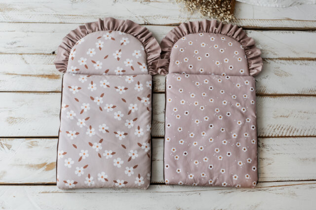 Śpiworek niemowlęcy 50×100cm kwiatuszki retro