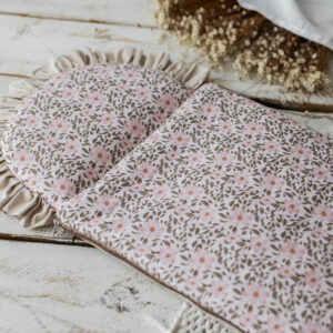 Śpiworek niemowlęcy 40×75cm kwiatuszki różowe