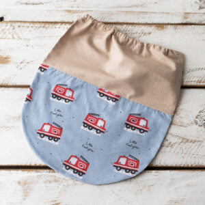 Worek na buty do przedszkola wozy strażackie