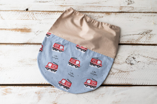 Worek na buty do przedszkola wozy strażackie