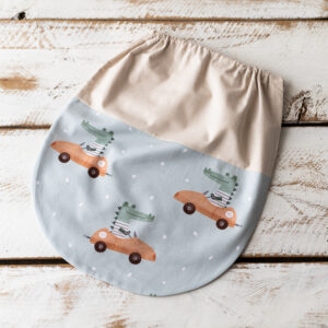 Worek na buty do przedszkola wyścig krokodyli