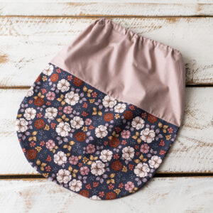 Worek na buty do przedszkola jesienne kwiatuszki